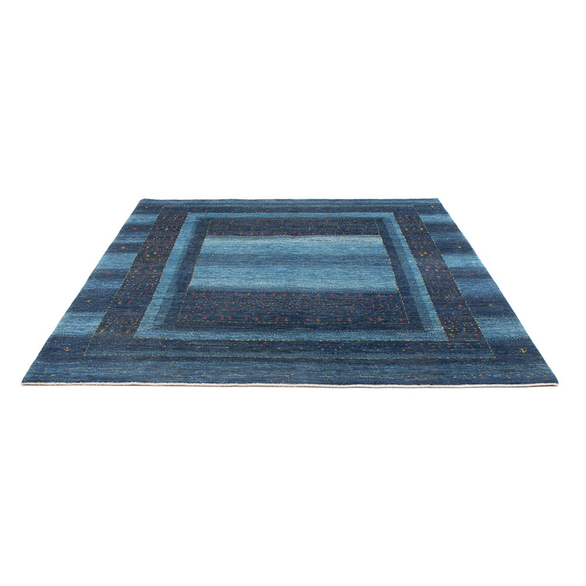 Tappeto Gabbeh - Loribaft Persero - 216 x 183 cm - blu scuro