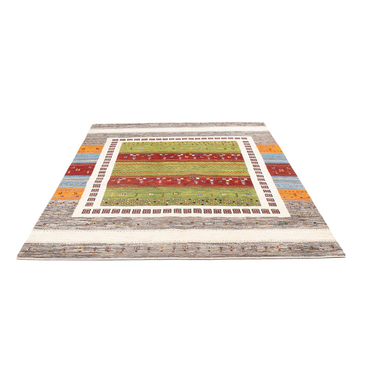 Tappeto Gabbeh - Loribaft Persero - 249 x 173 cm - multicolore