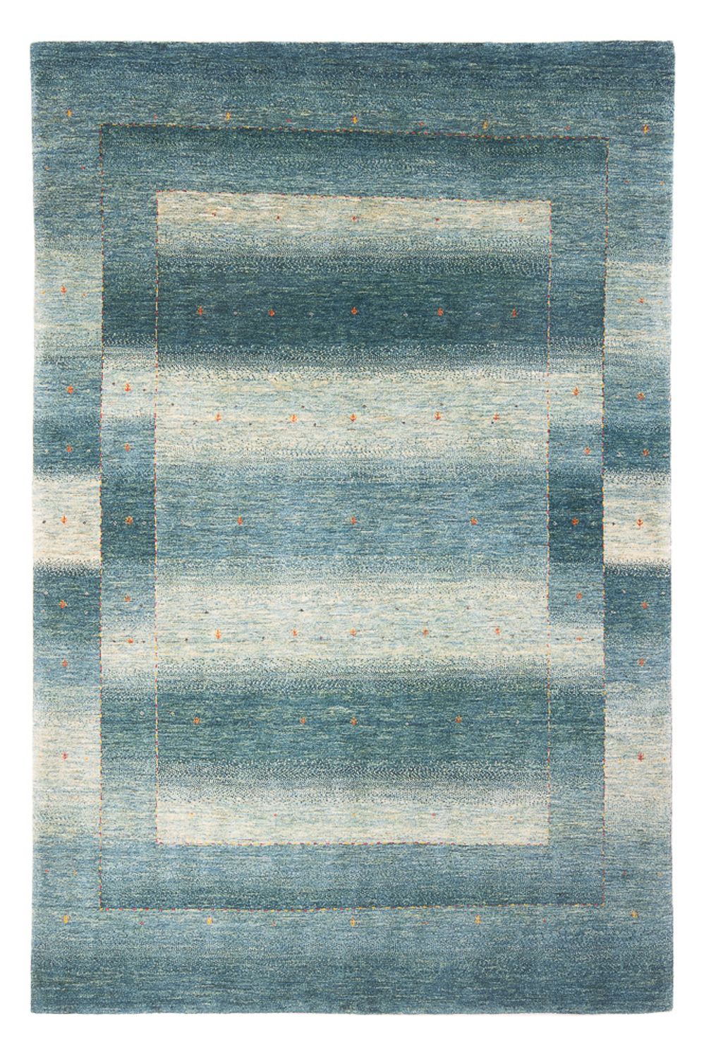 Tappeto Gabbeh - Loribaft Persero - 250 x 168 cm - blu chiaro
