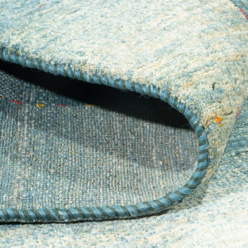 Tappeto Gabbeh - Loribaft Persero - 250 x 168 cm - blu chiaro