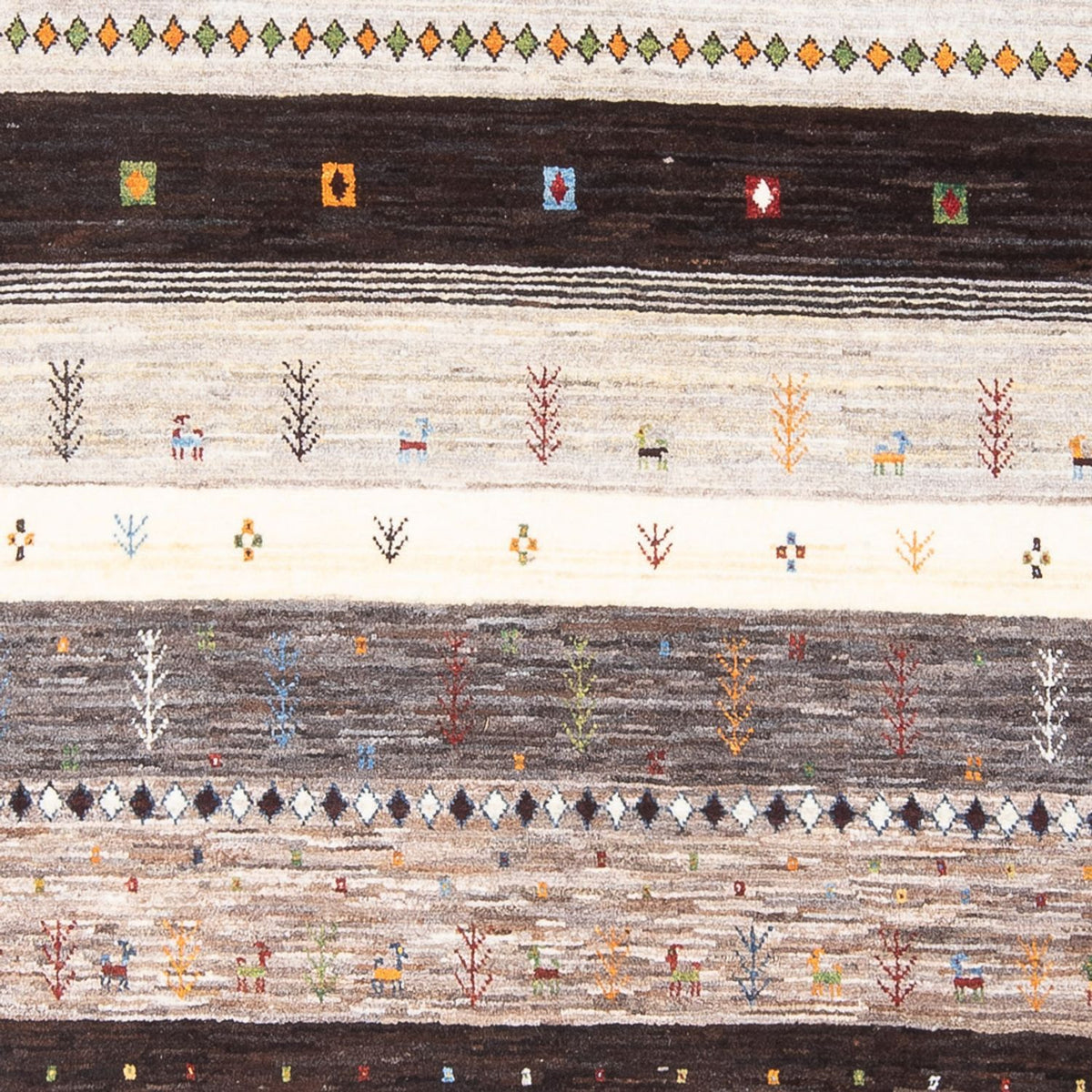 Tappeto Gabbeh - Loribaft Persero - 248 x 175 cm - multicolore