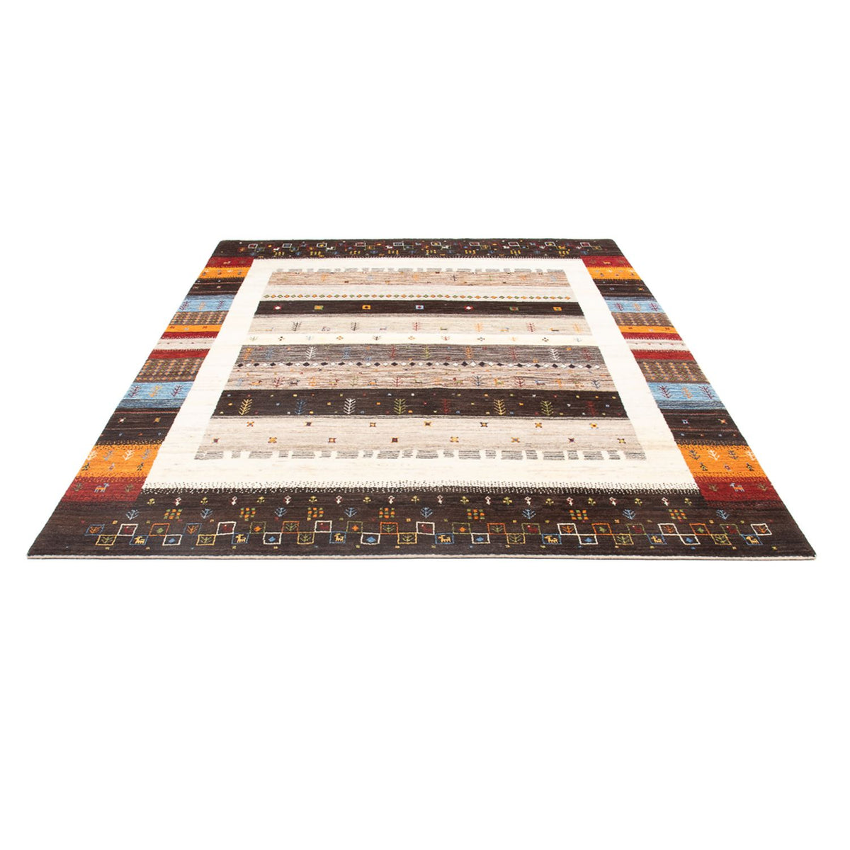 Tappeto Gabbeh - Loribaft Persero - 248 x 175 cm - multicolore
