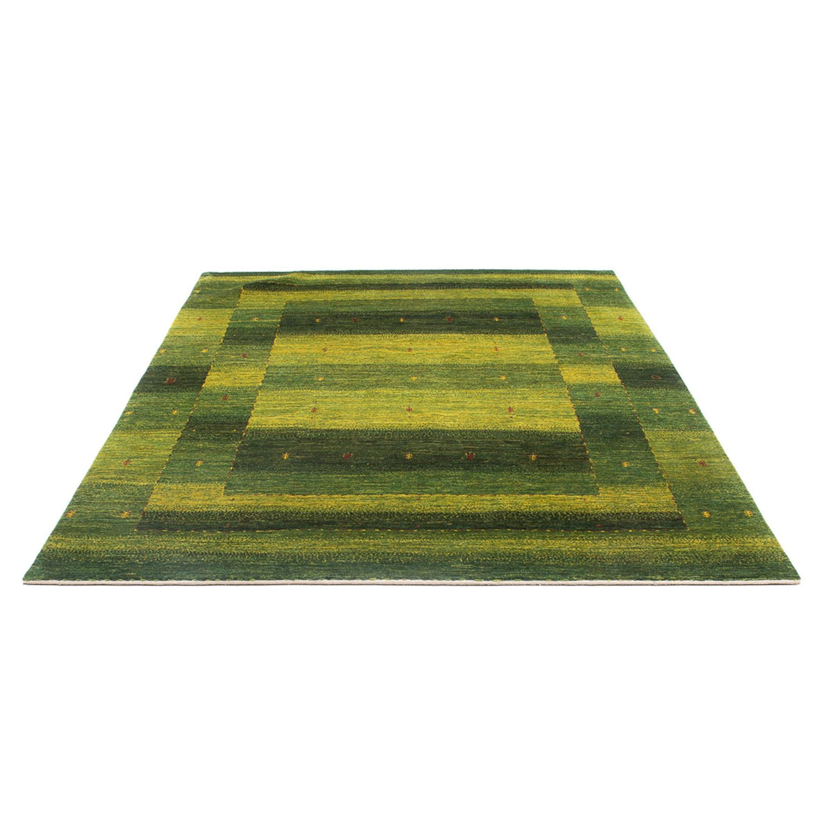 Tappeto Gabbeh - Loribaft Persero - 243 x 166 cm - verde scuro