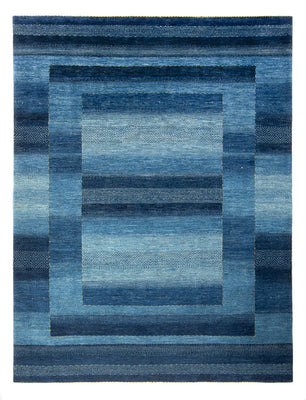 Tappeto Gabbeh - Loribaft Persero - 286 x 212 cm - blu mare
