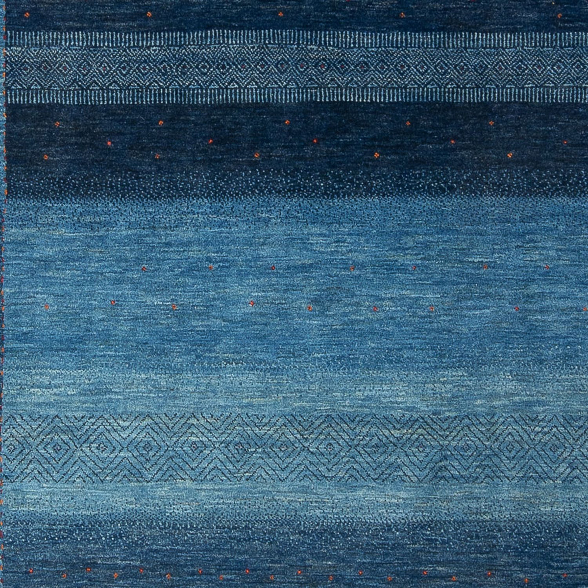 Tappeto Gabbeh - Loribaft Persero - 287 x 196 cm - blu mare