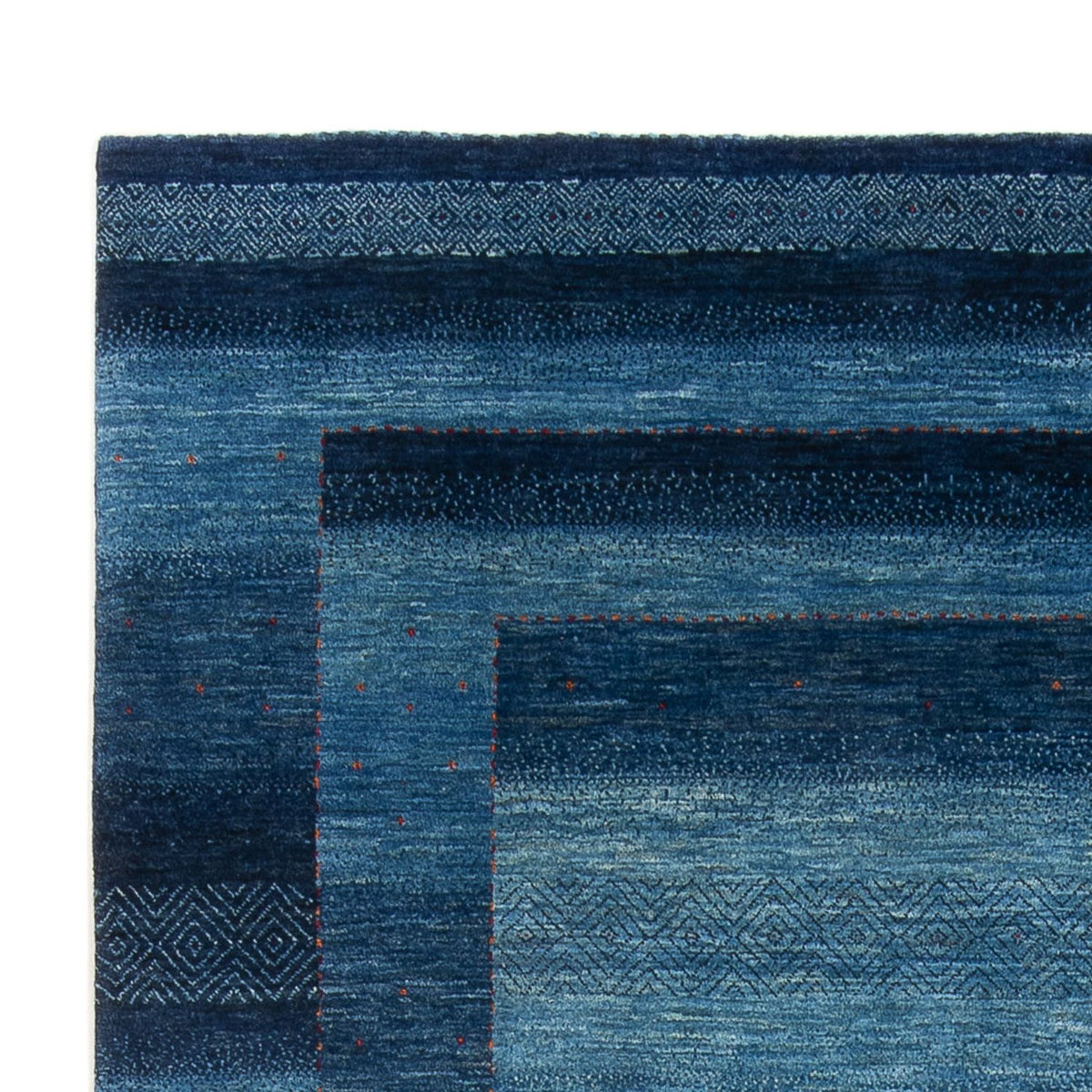 Tappeto Gabbeh - Loribaft Persero - 287 x 196 cm - blu mare