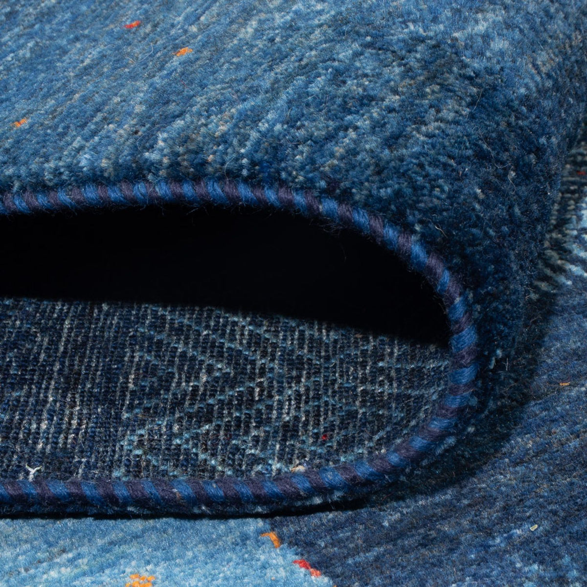 Tappeto Gabbeh - Loribaft Persero - 287 x 196 cm - blu mare