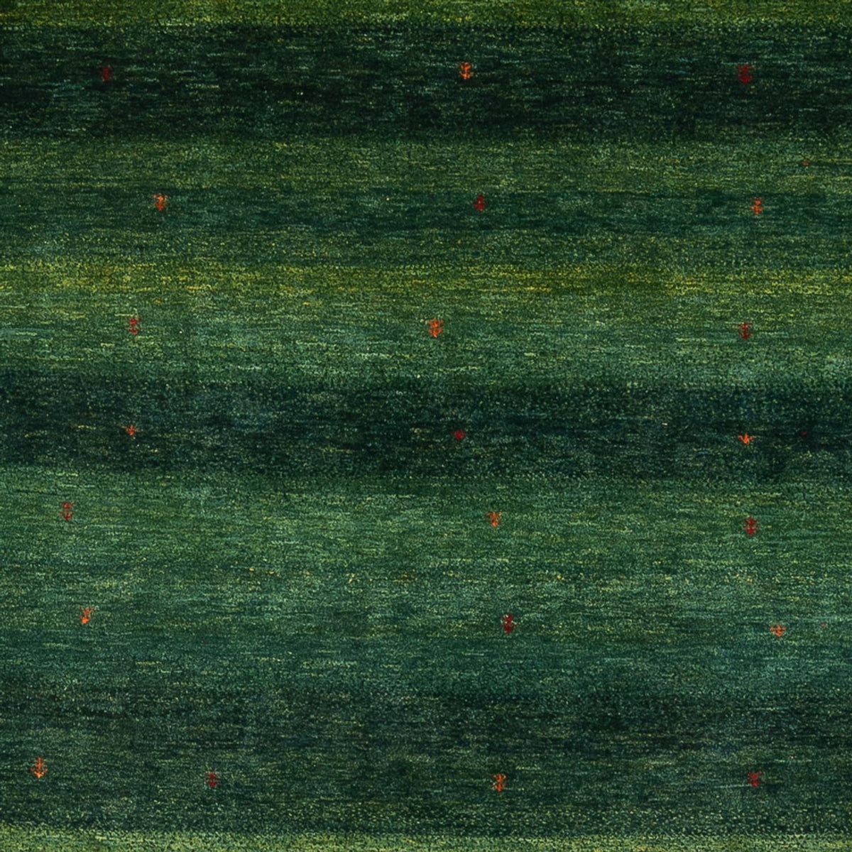 Tappeto Gabbeh - Loribaft Persero - 322 x 213 cm - verde scuro