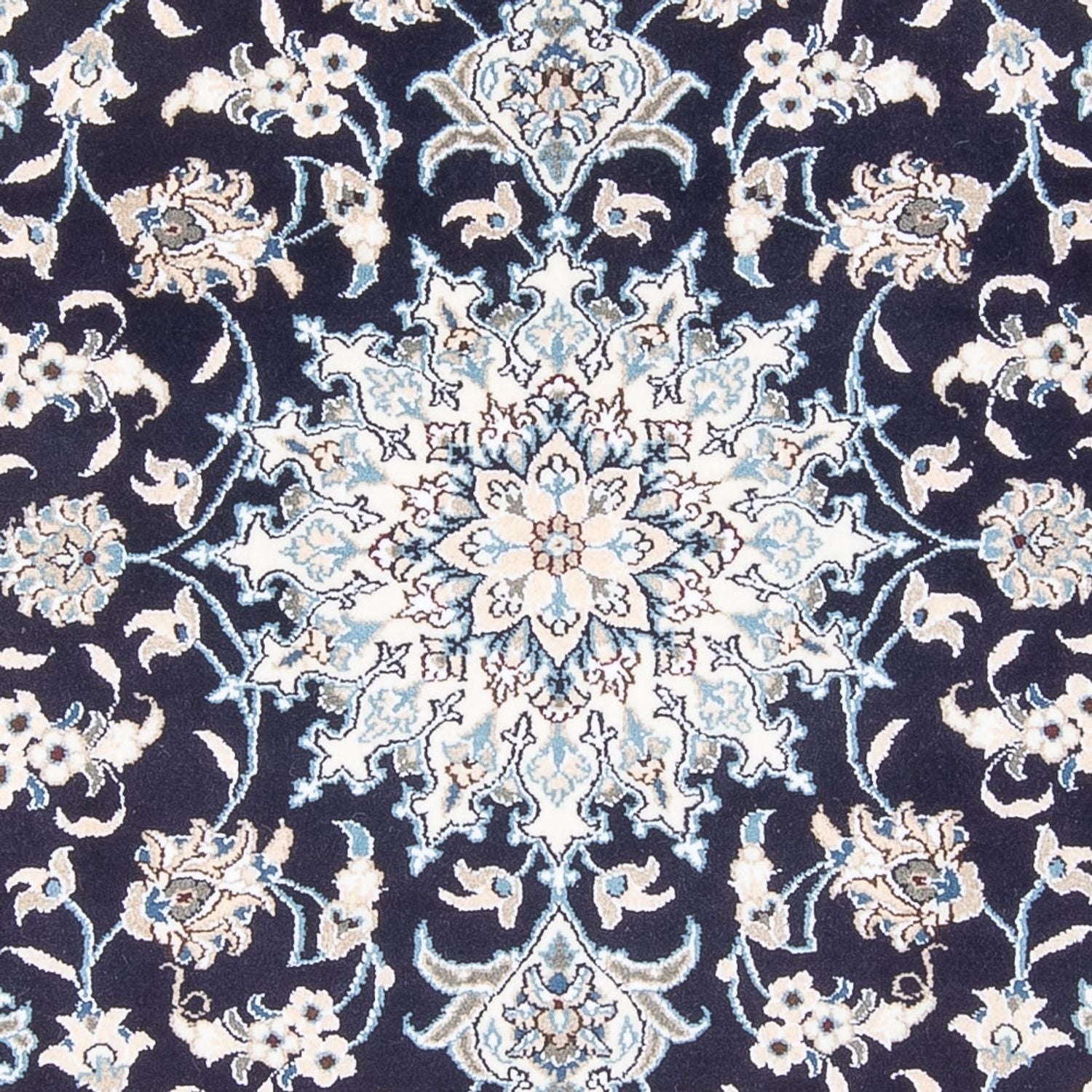 Tappeto Persero - Nain - Reale - 198 x 147 cm - blu scuro
