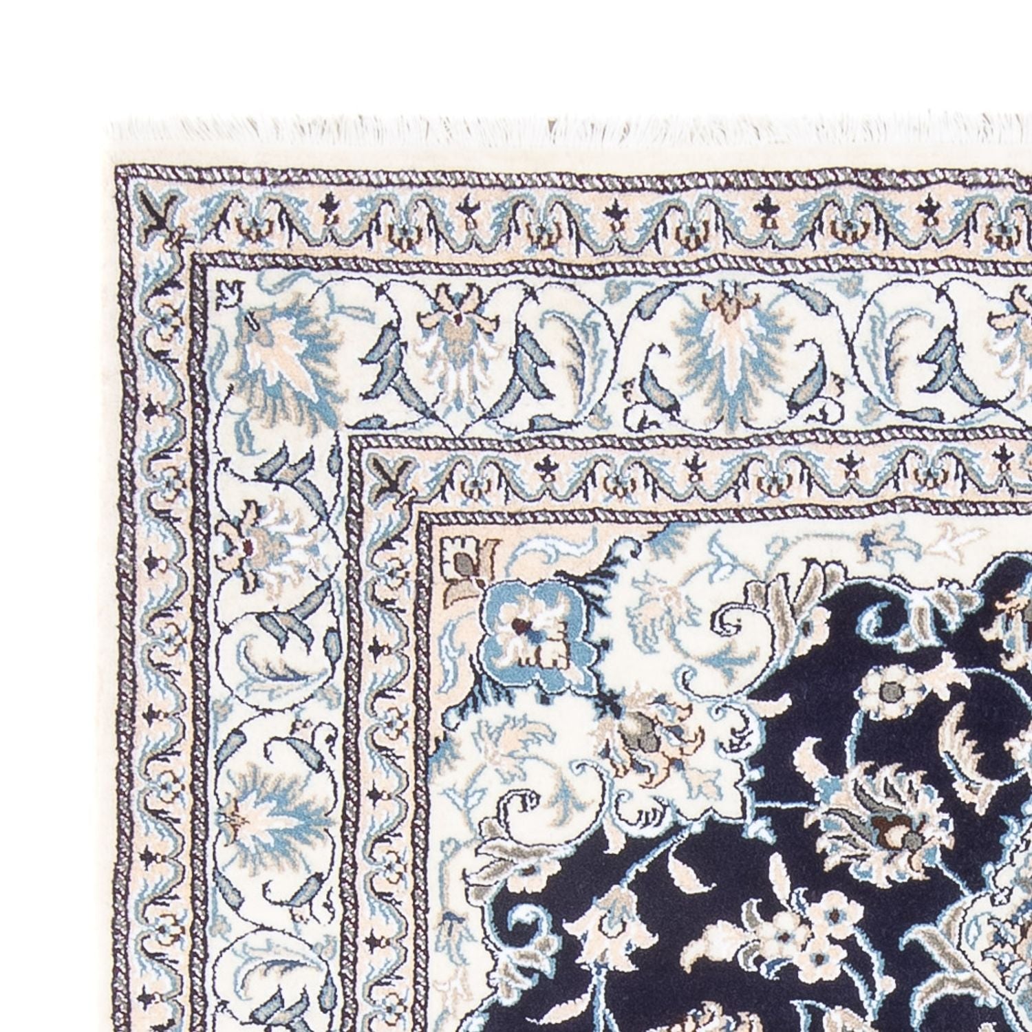 Tappeto Persero - Nain - Reale - 198 x 147 cm - blu scuro