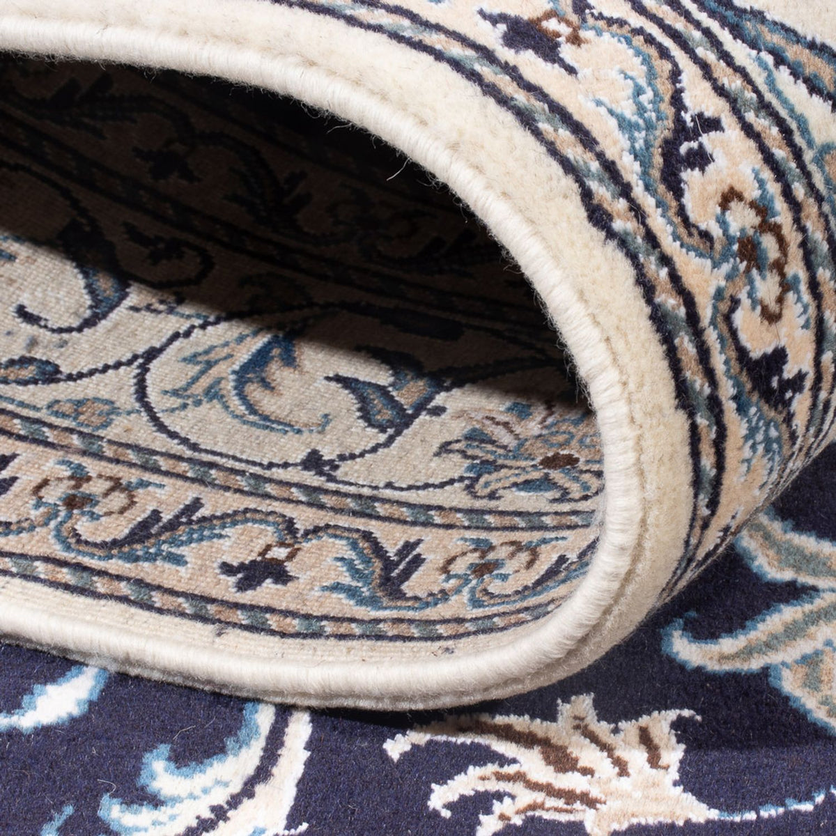 Tappeto Persero - Nain - Reale - 213 x 149 cm - blu scuro