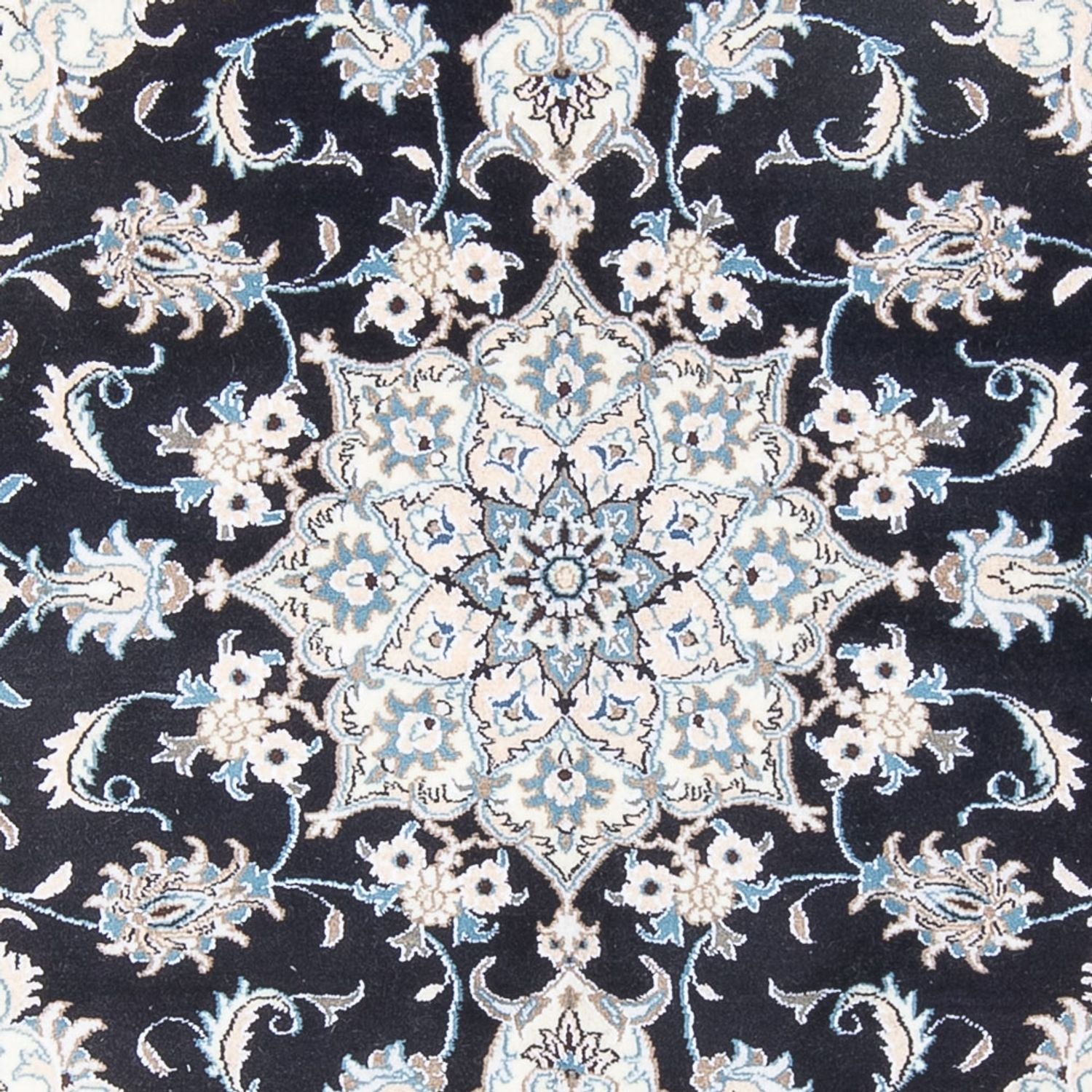 Tappeto Persero - Nain - Reale - 192 x 148 cm - blu scuro