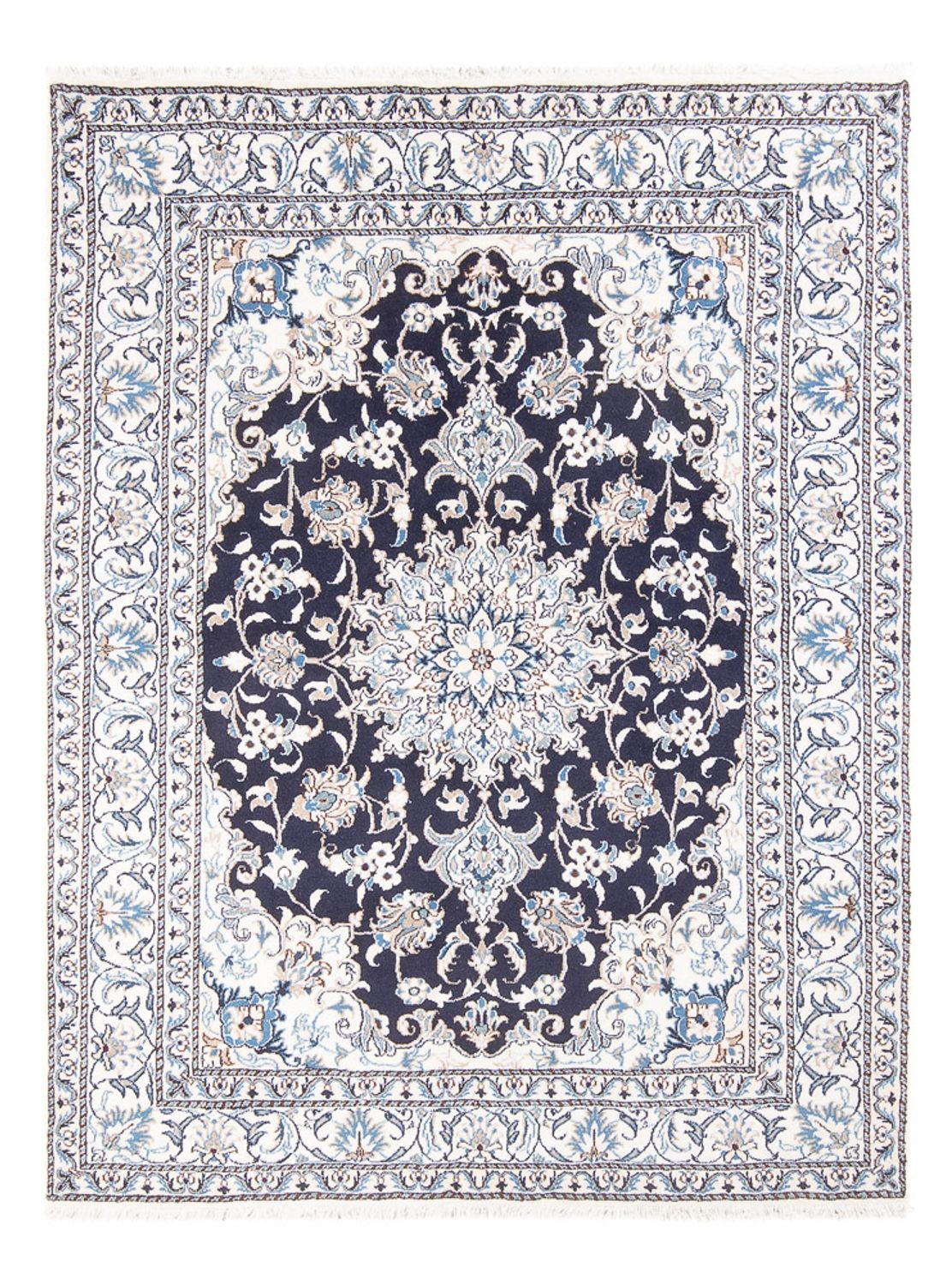 Tappeto Persero - Nain - Reale - 200 x 155 cm - blu scuro