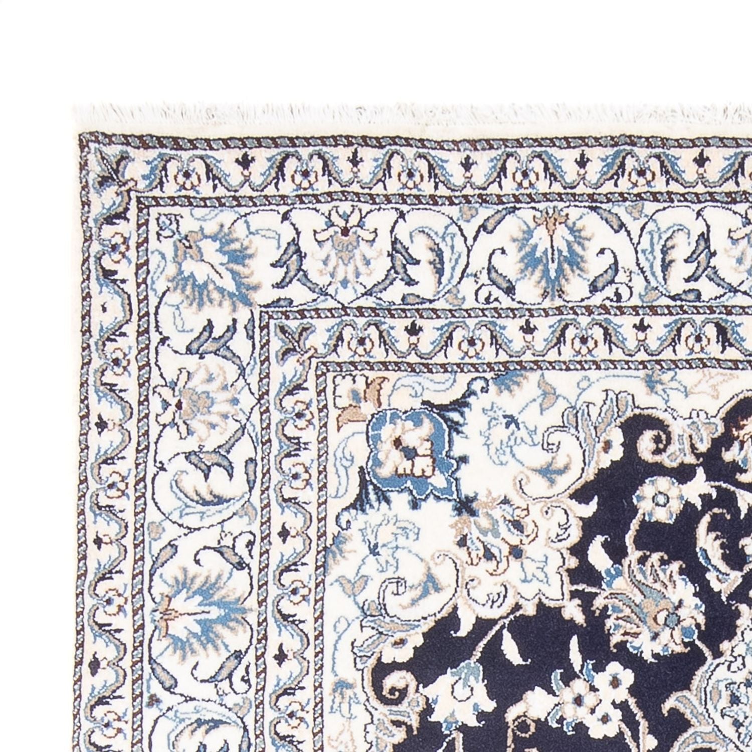 Tappeto Persero - Nain - Reale - 200 x 155 cm - blu scuro