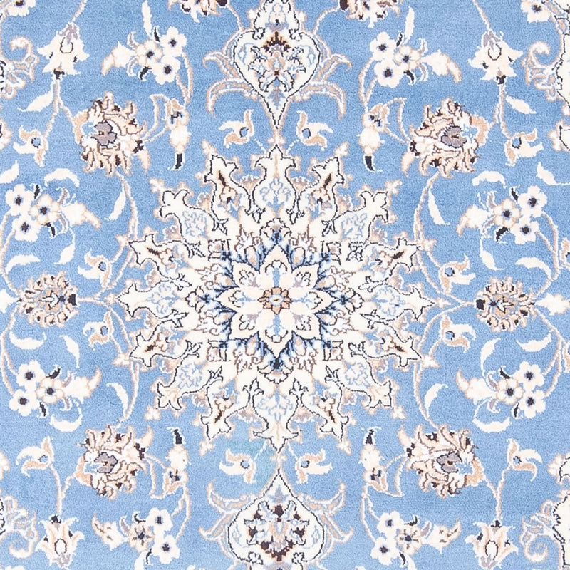 Tappeto Persero - Nain - Reale - 202 x 150 cm - blu chiaro