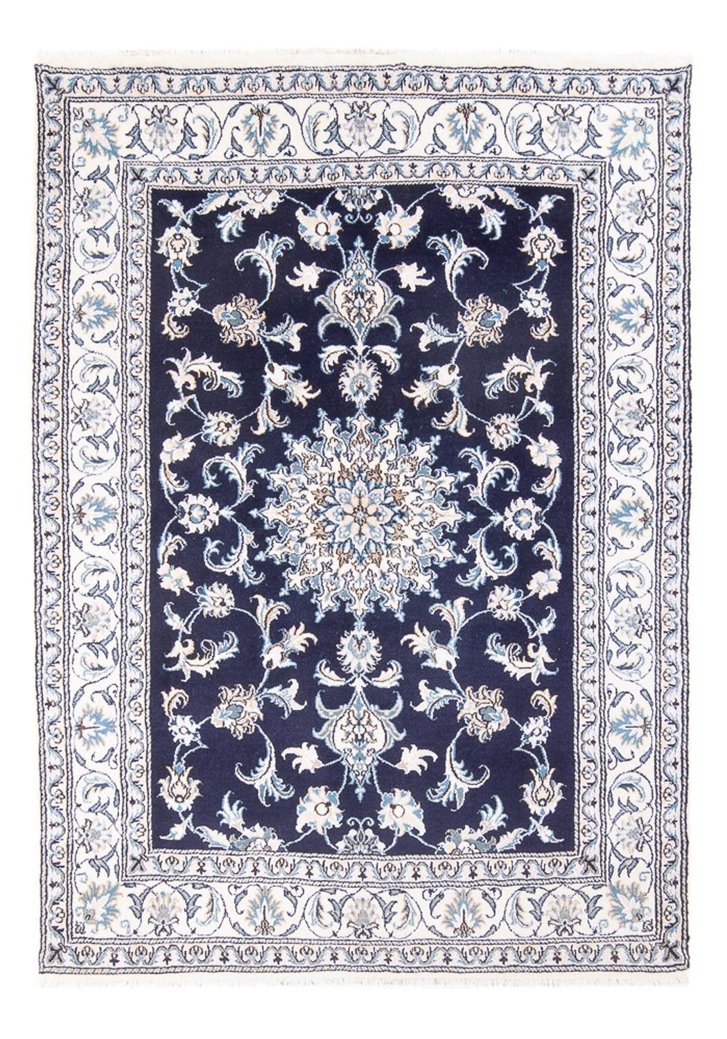Tappeto Persero - Nain - Reale - 209 x 146 cm - blu scuro