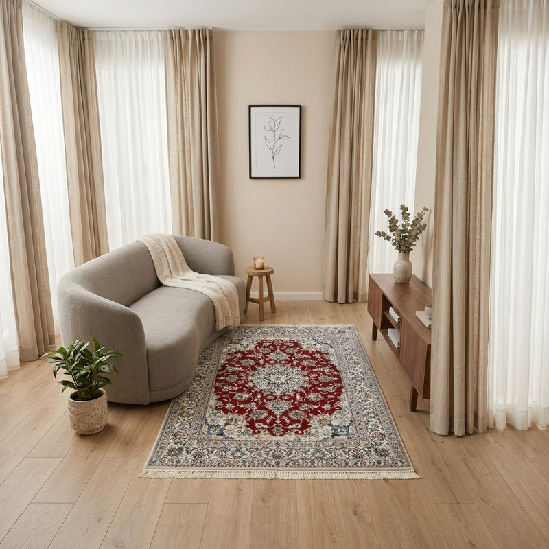 Nain - 9 la Tappeto 197x142cm - Tappeto persiano