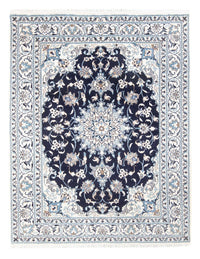 Tappeto Persero - Nain - Reale - 202 x 156 cm - blu scuro