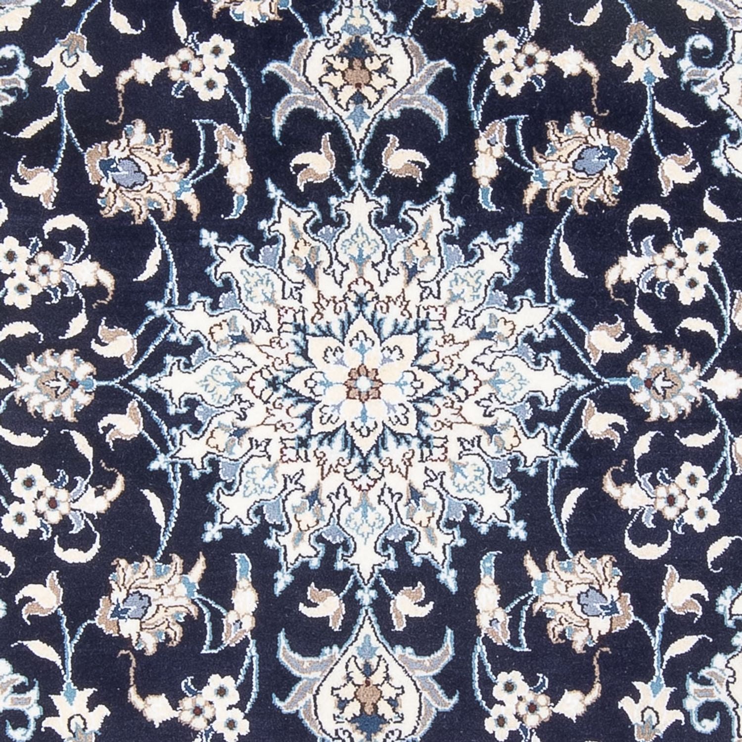 Tappeto Persero - Nain - Reale - 202 x 156 cm - blu scuro