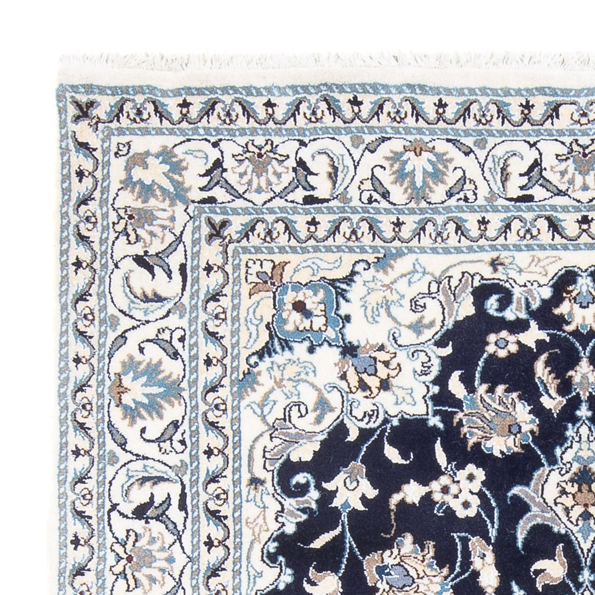 Tappeto Persero - Nain - Reale - 202 x 156 cm - blu scuro