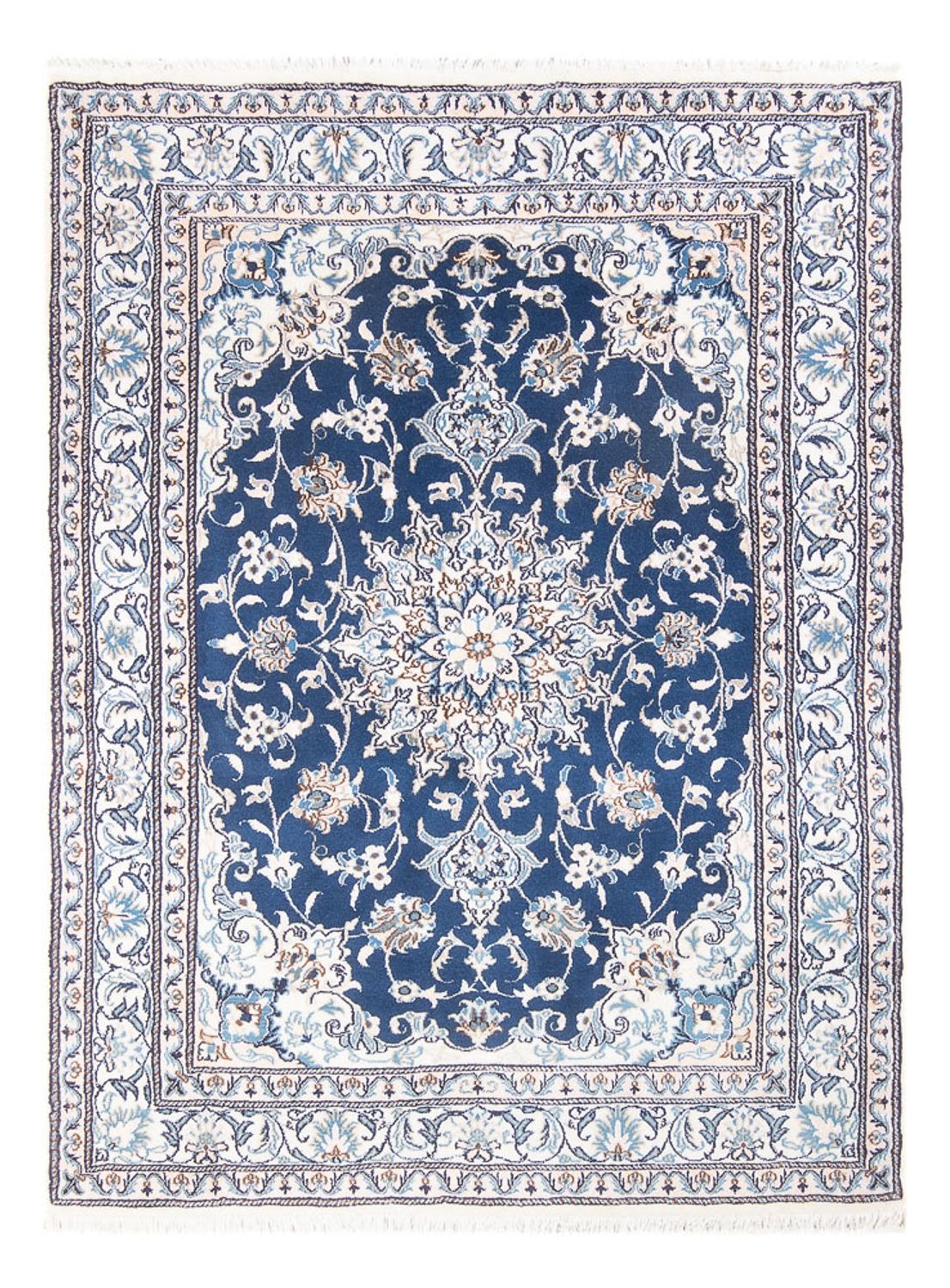 Tappeto Persero - Nain - Reale - 202 x 149 cm - blu