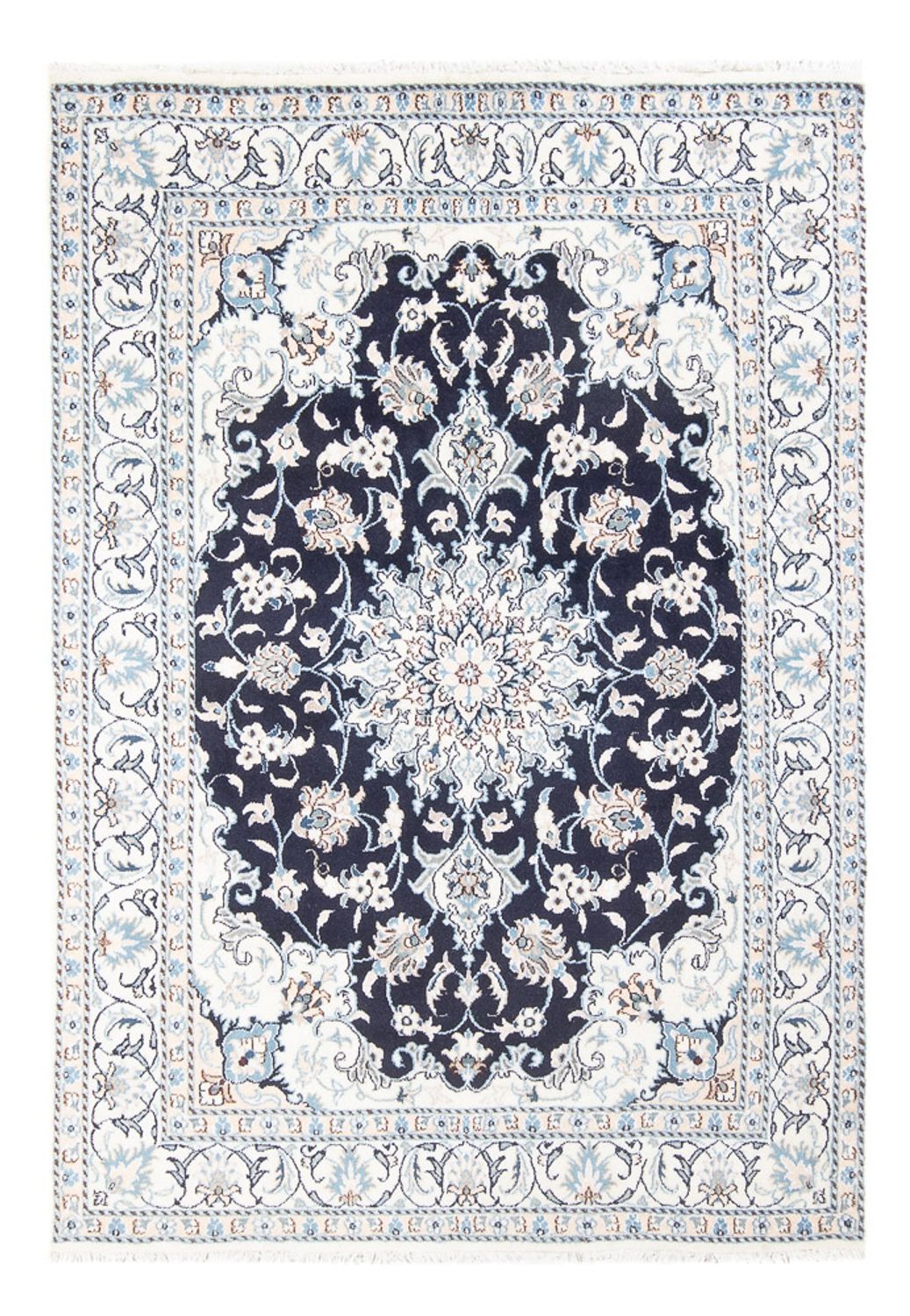 Tappeto Persero - Nain - Reale - 209 x 149 cm - blu scuro