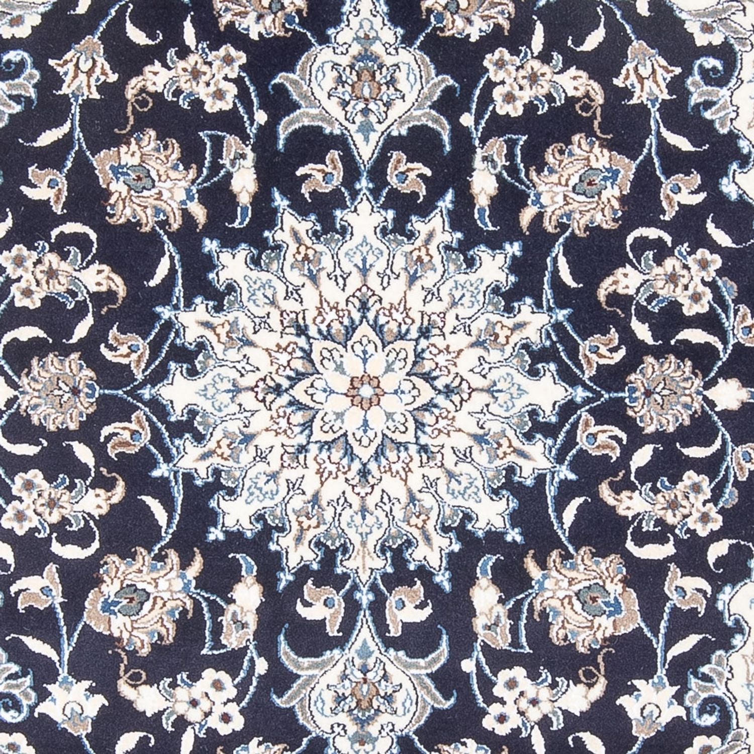 Tappeto Persero - Nain - Reale - 197 x 151 cm - blu scuro