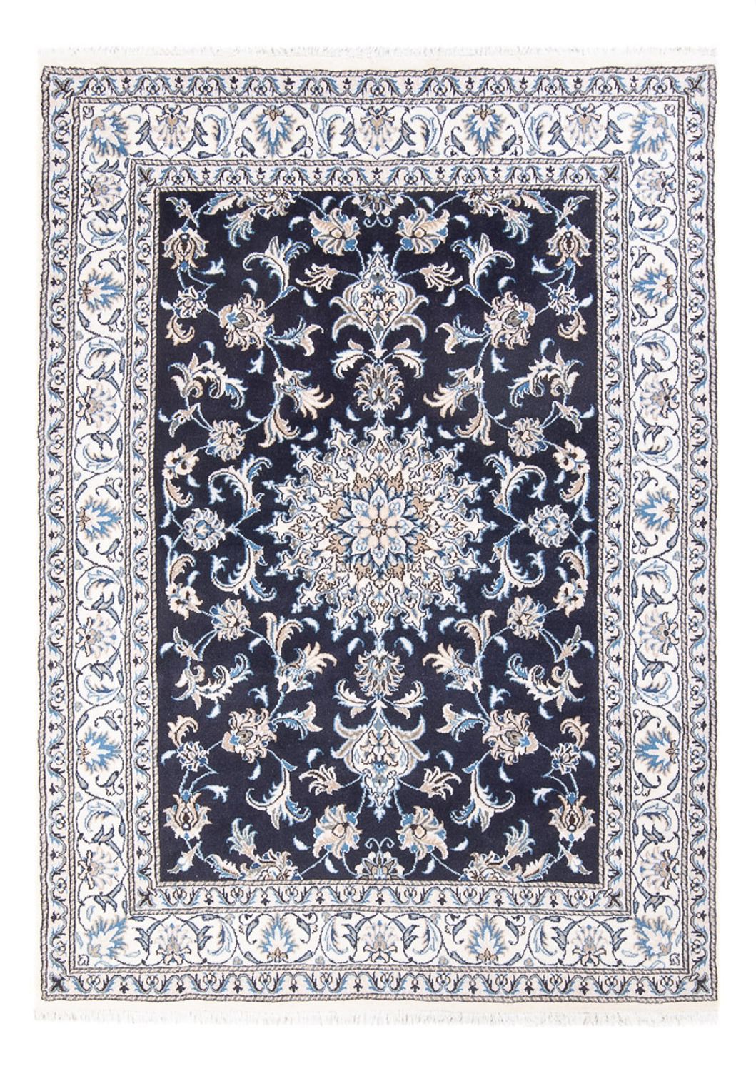 Tappeto Persero - Nain - Reale - 212 x 146 cm - blu scuro