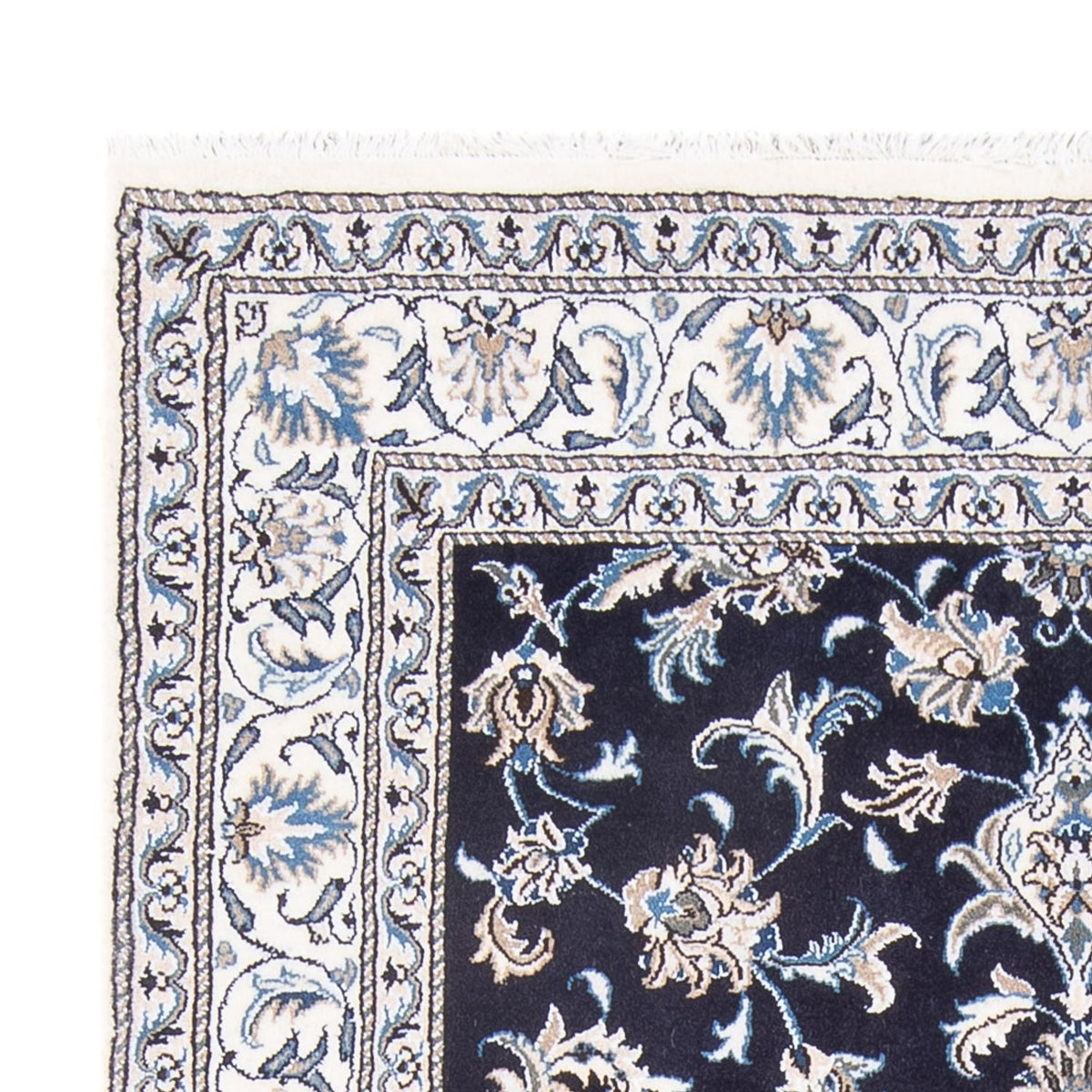 Tappeto Persero - Nain - Reale - 212 x 146 cm - blu scuro