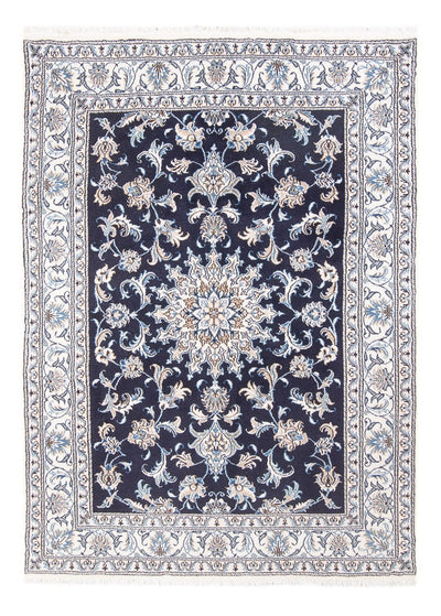 Nain - 9La Tappeto 146x200cm - Tappeto persiano - blu scuro