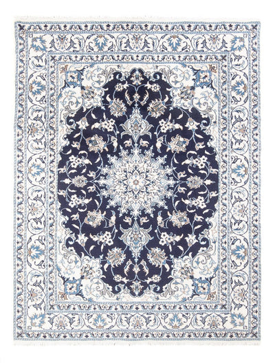 Nain - 9La Tappeto 147x200cm - Tappeto persiano - blu scuro
