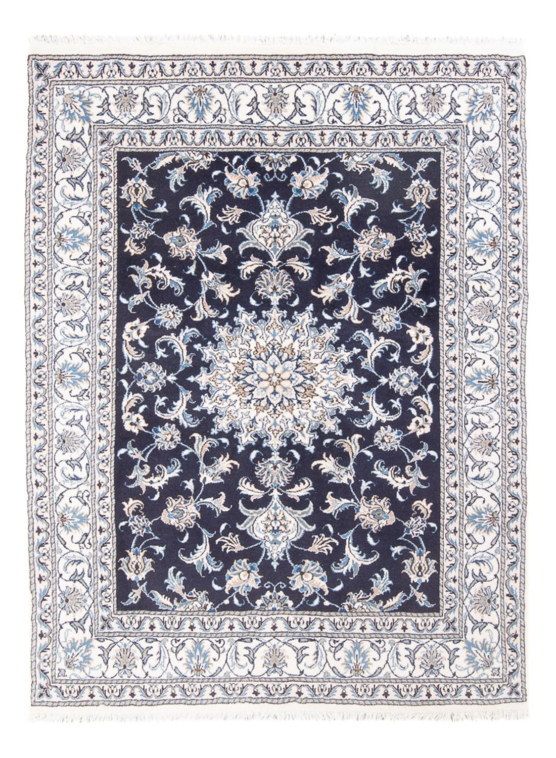 Tappeto Persero - Nain - Reale - 196 x 145 cm - blu scuro