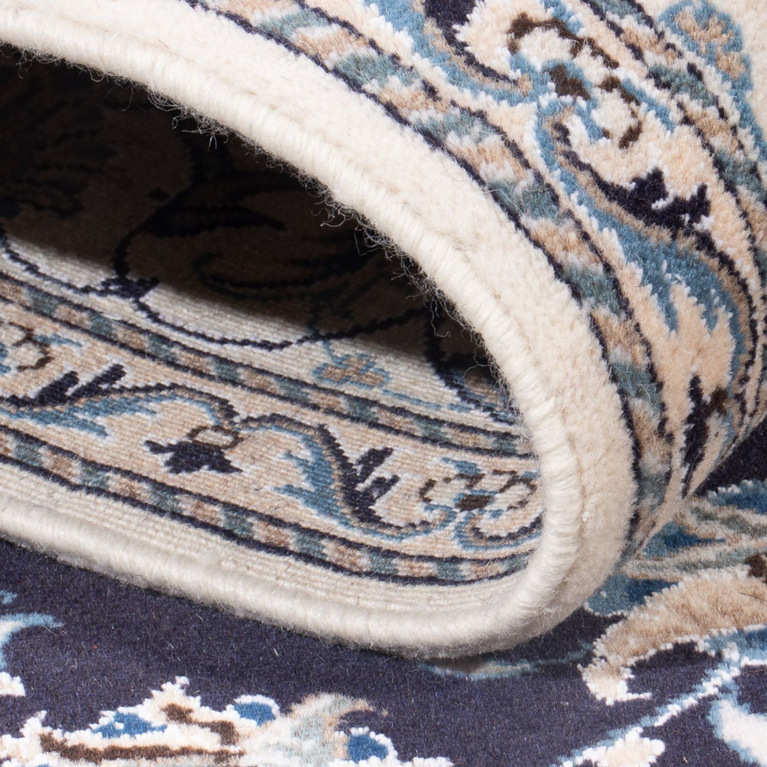 Tappeto Persero - Nain - Reale - 196 x 145 cm - blu scuro