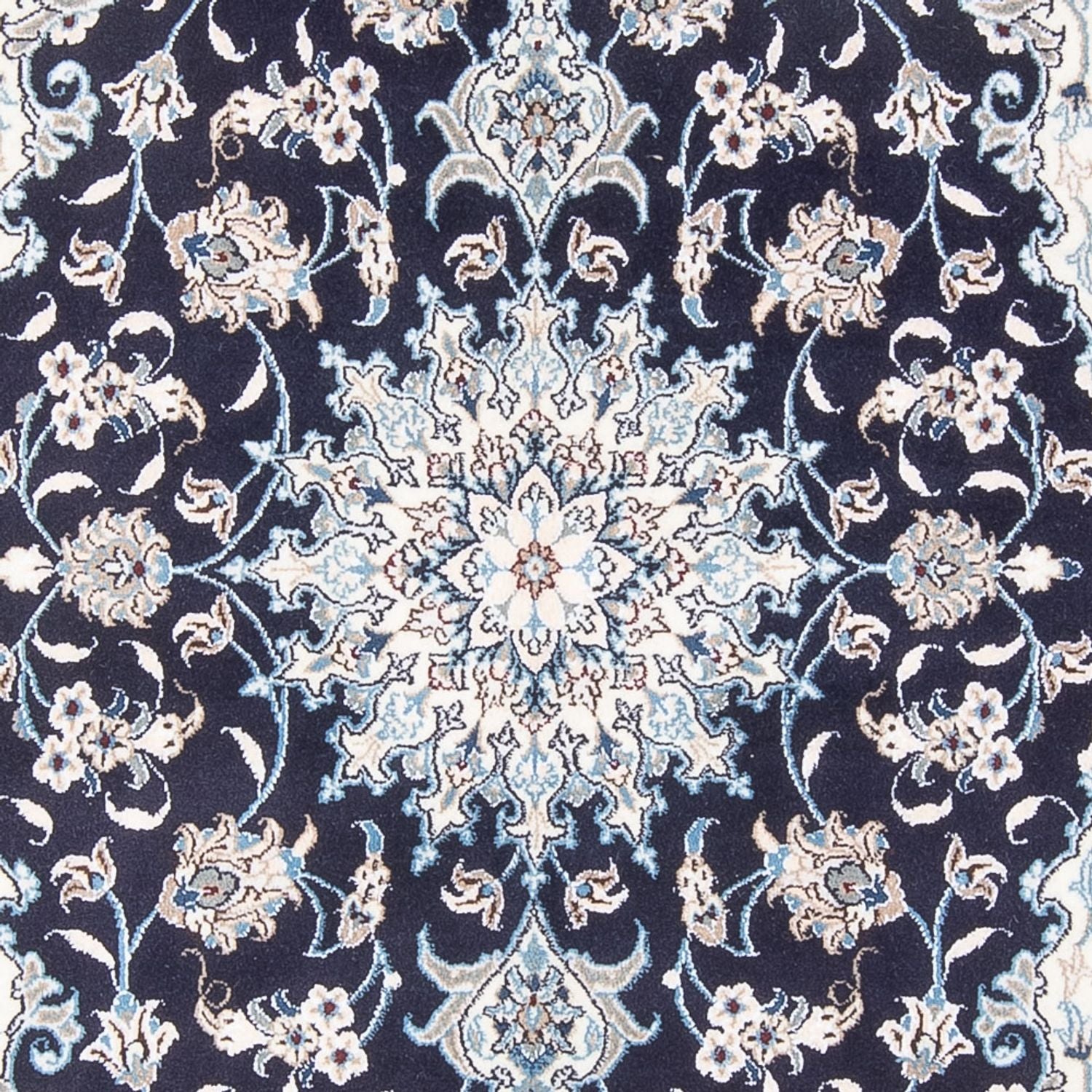 Tappeto Persero - Nain - Reale - 198 x 150 cm - blu scuro