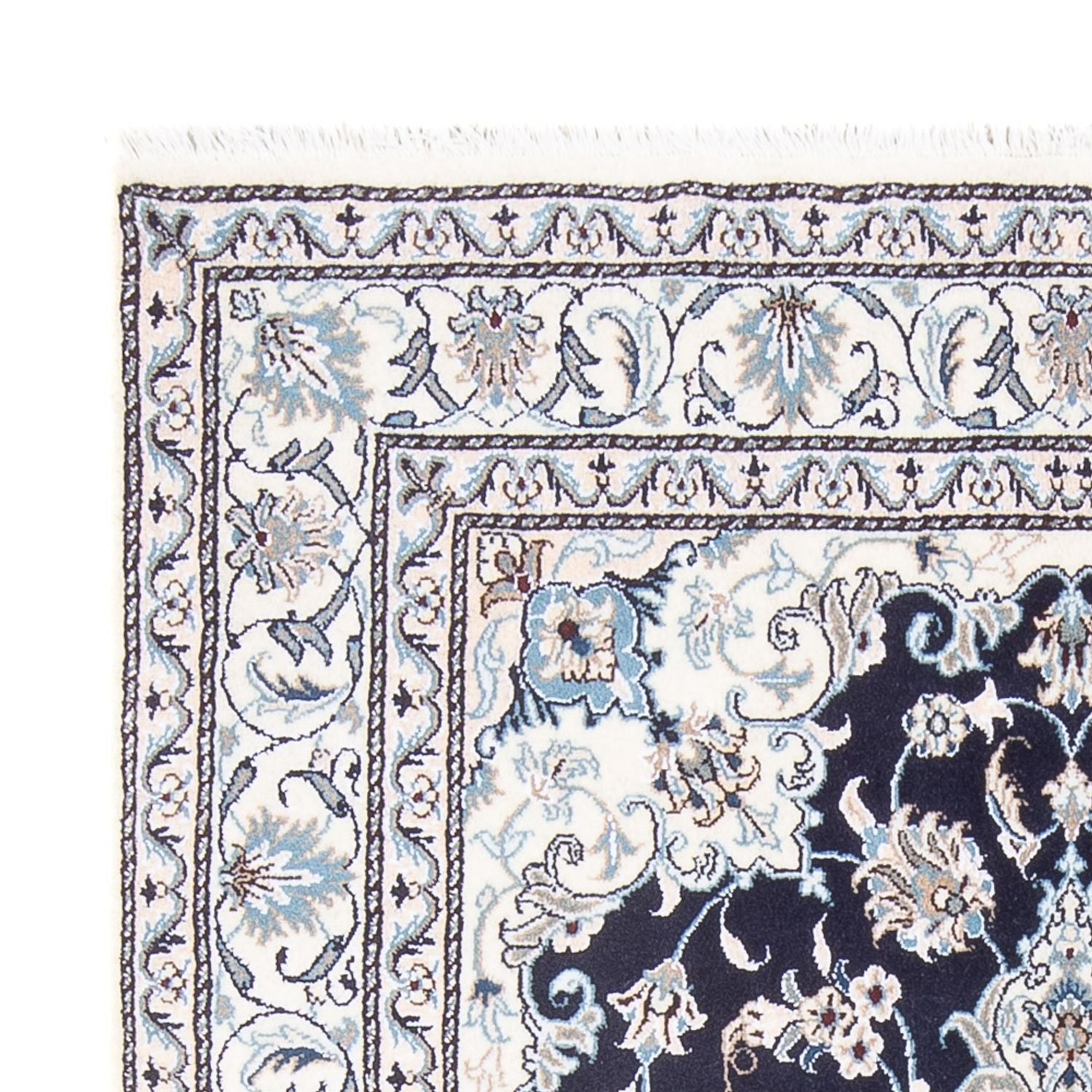 Tappeto Persero - Nain - Reale - 198 x 150 cm - blu scuro