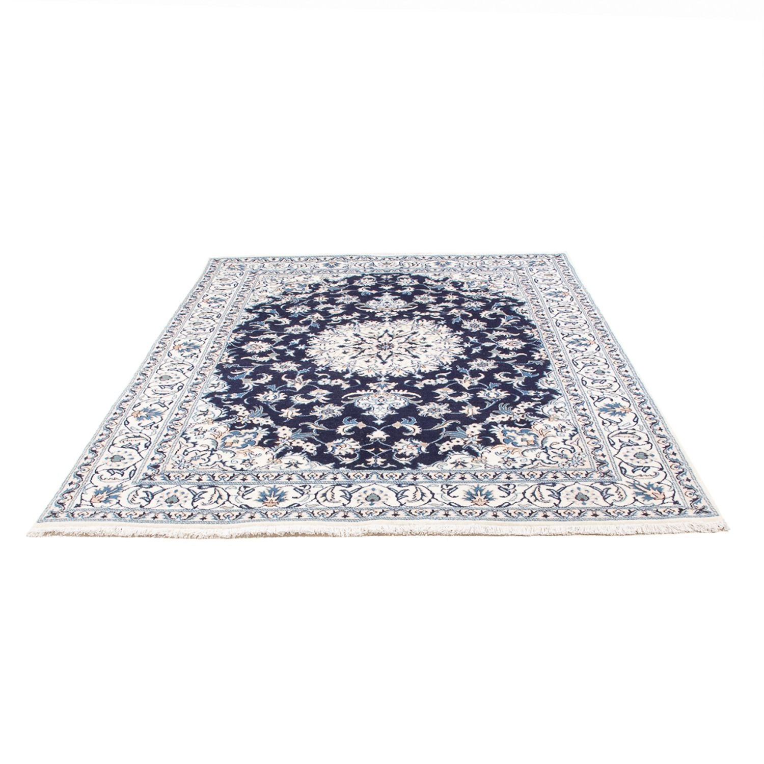 Tappeto Persero - Nain - 234 x 168 cm - blu scuro