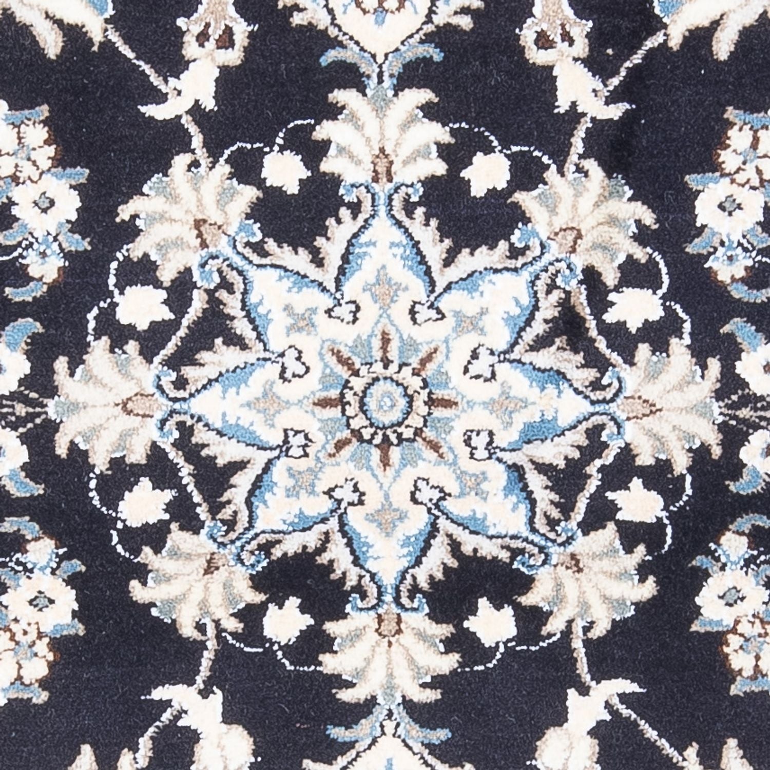 Tappeto Persero - Nain - 137 x 89 cm - blu scuro