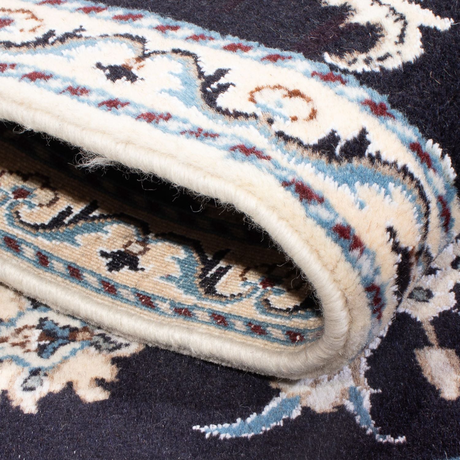 Tappeto Persero - Nain - 137 x 89 cm - blu scuro