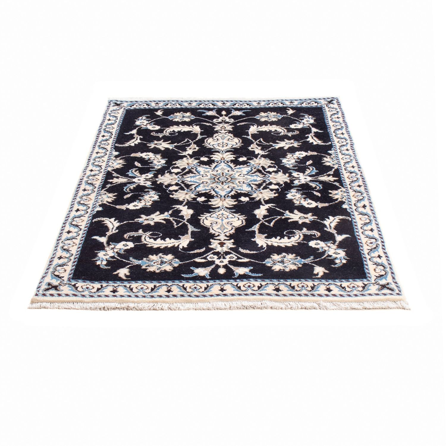 Tappeto Persero - Nain - 137 x 89 cm - blu scuro