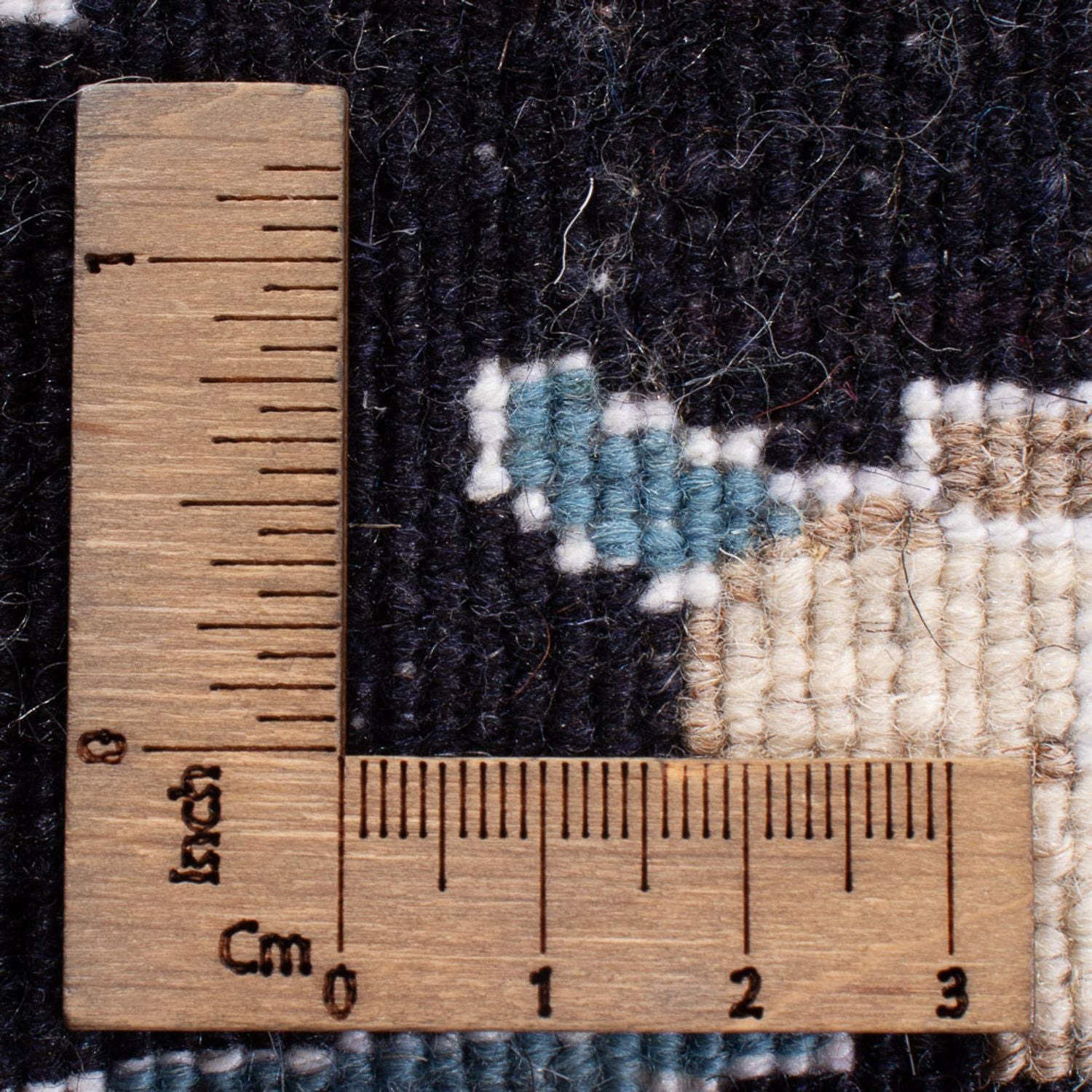 Tappeto Persero - Nain - 137 x 89 cm - blu scuro