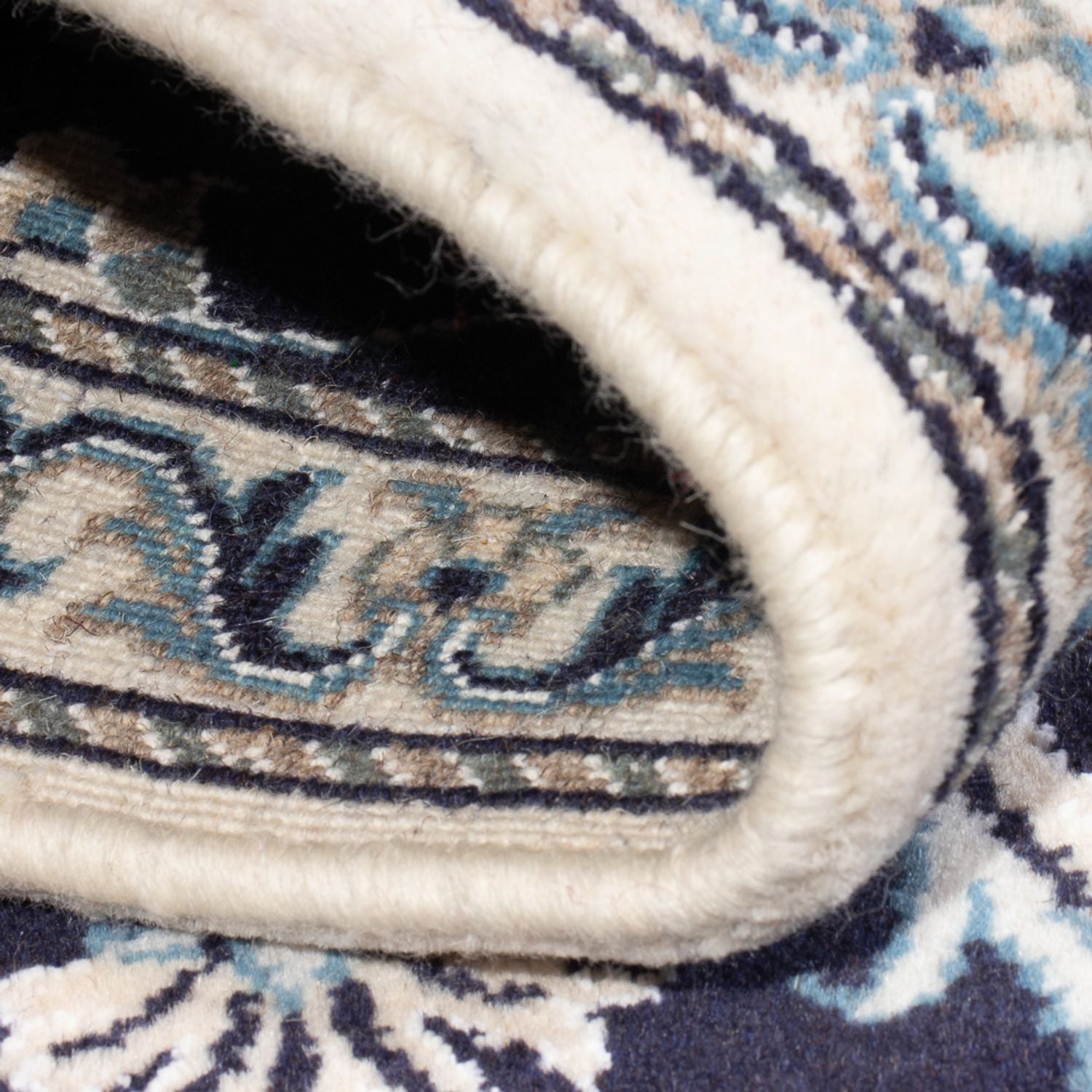 Tappeto Persero - Nain - 140 x 70 cm - blu scuro