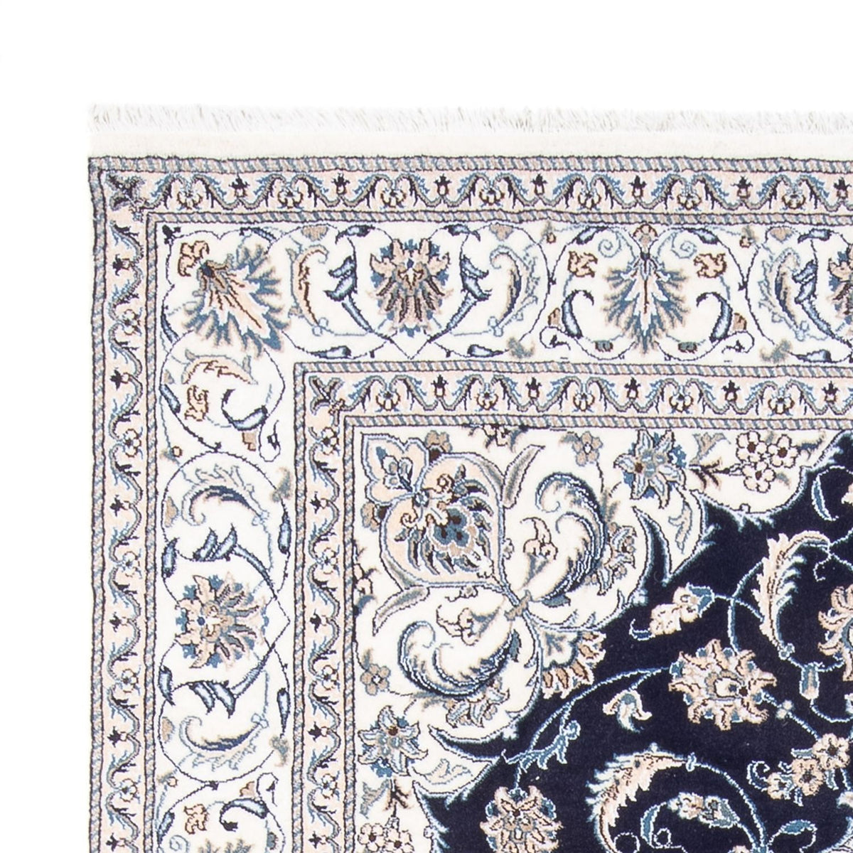 Tappeto Persero - Nain - 301 x 197 cm - blu scuro