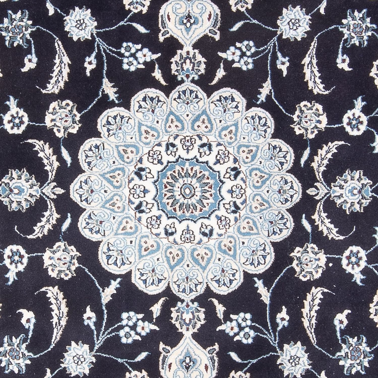 Tappeto Persero - Nain - 297 x 198 cm - blu scuro
