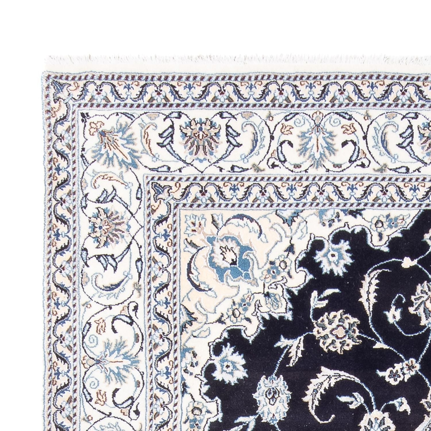 Tappeto Persero - Nain - 297 x 198 cm - blu scuro