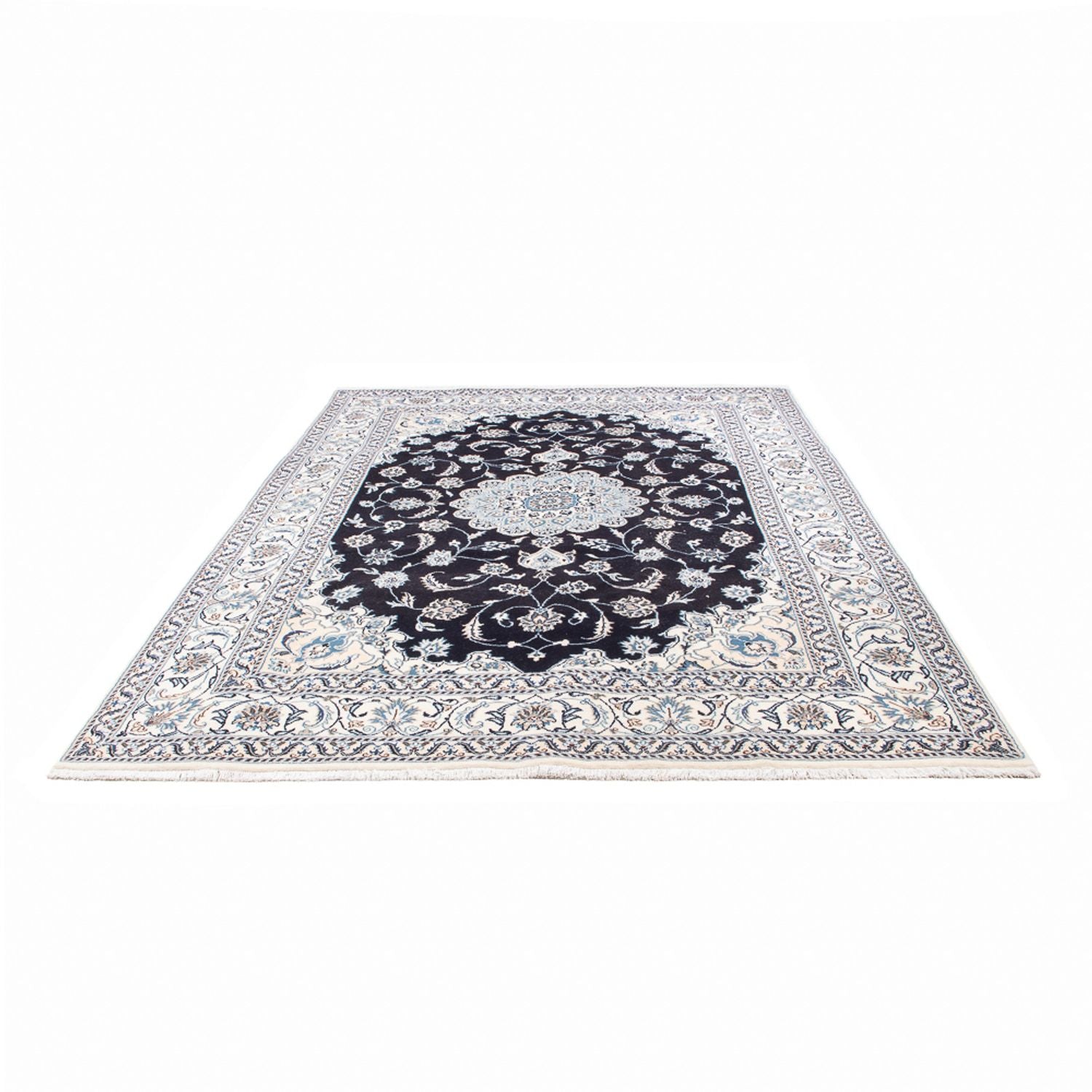 Tappeto Persero - Nain - 297 x 198 cm - blu scuro