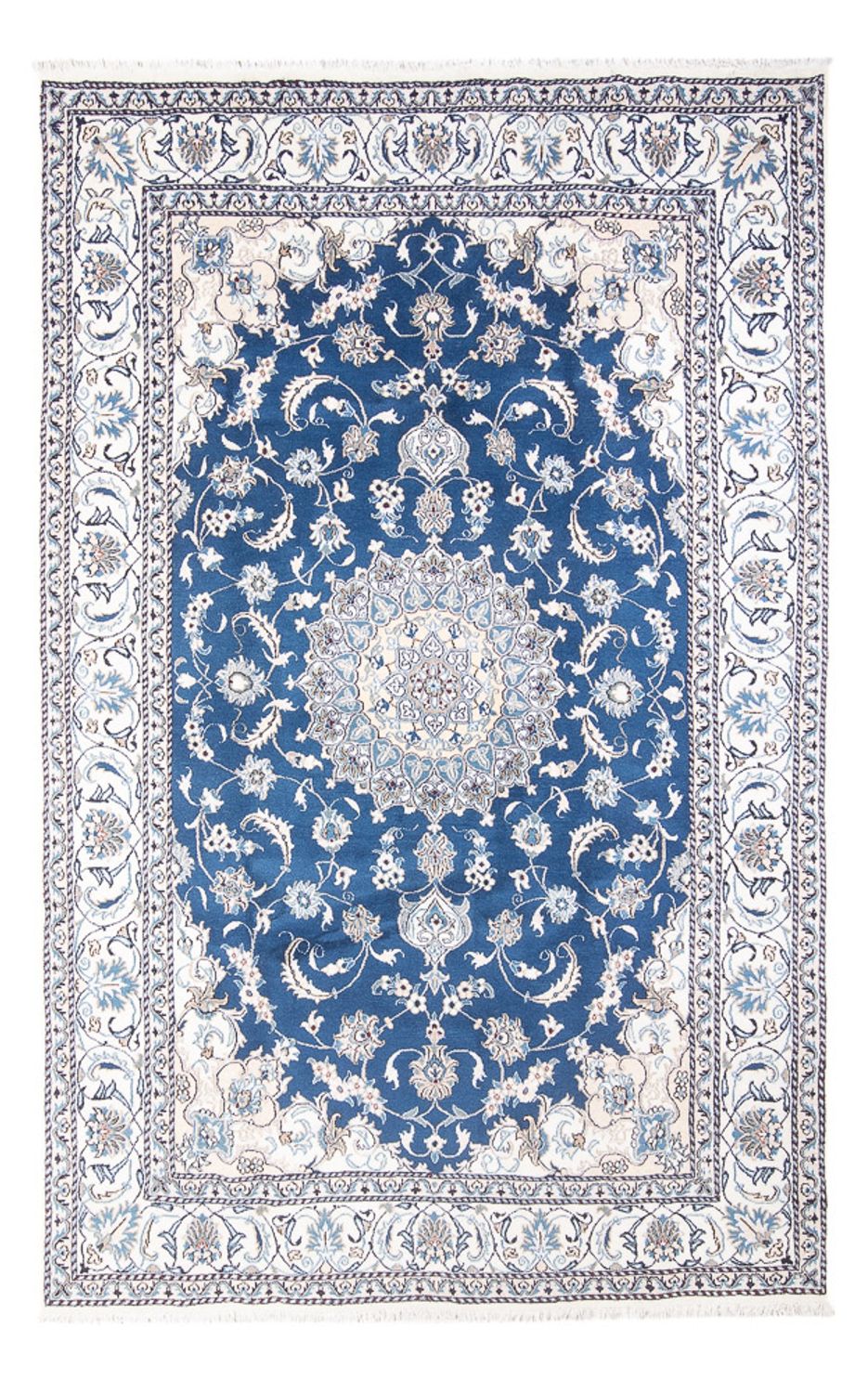 Tappeto Persero - Nain - 302 x 196 cm - blu