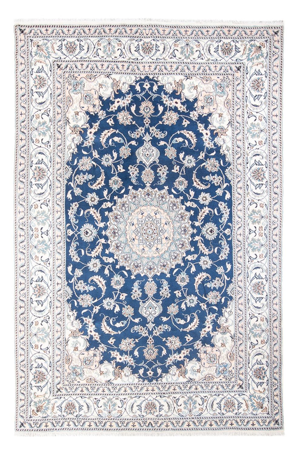 Tappeto Persero - Nain - 302 x 195 cm - blu