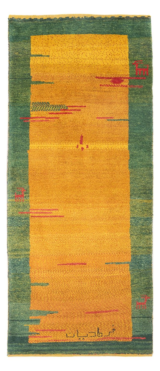 Tappeto corsia Tappeto Gabbeh - Persero - 198 x 75 cm - multicolore
