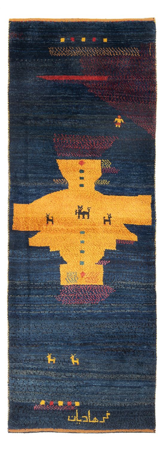 Tappeto corsia Tappeto Gabbeh - Persero - 230 x 85 cm - multicolore