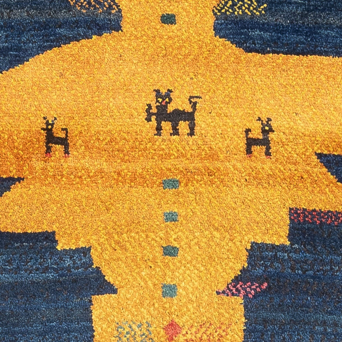 Tappeto corsia Tappeto Gabbeh - Persero - 230 x 85 cm - multicolore